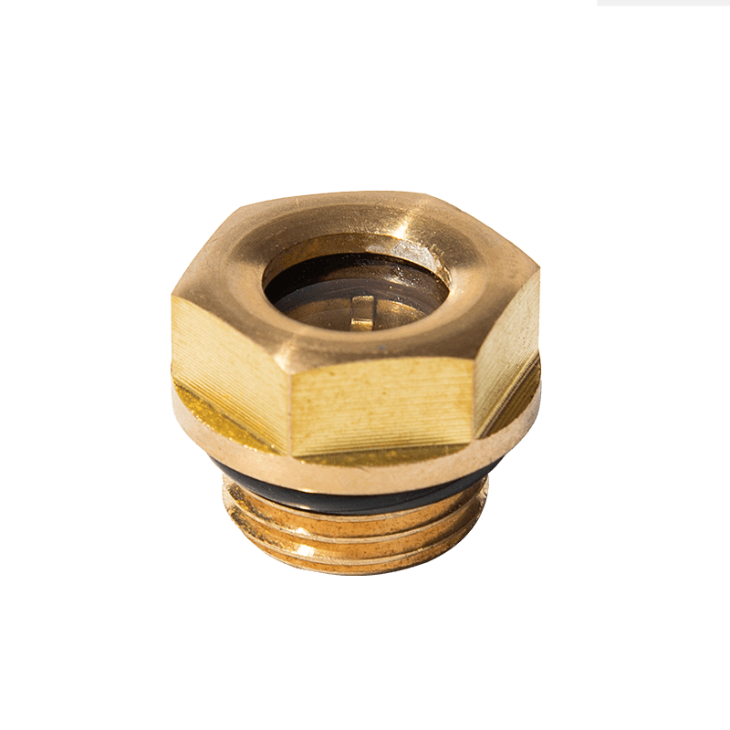 황동 오일 수준의 시력 유리