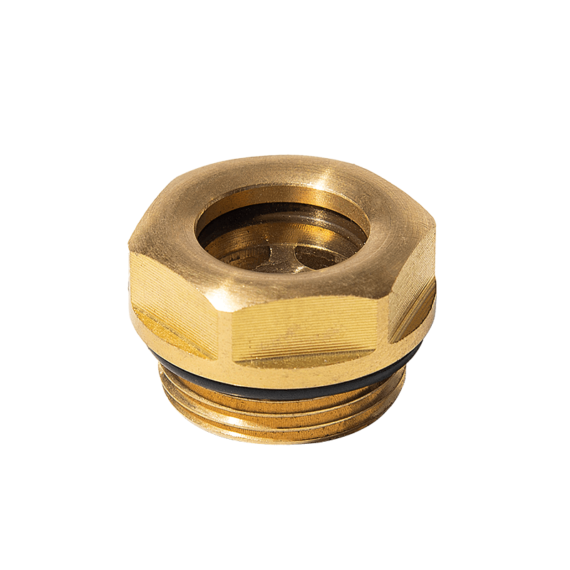 황동 오일 수준의 시력 유리