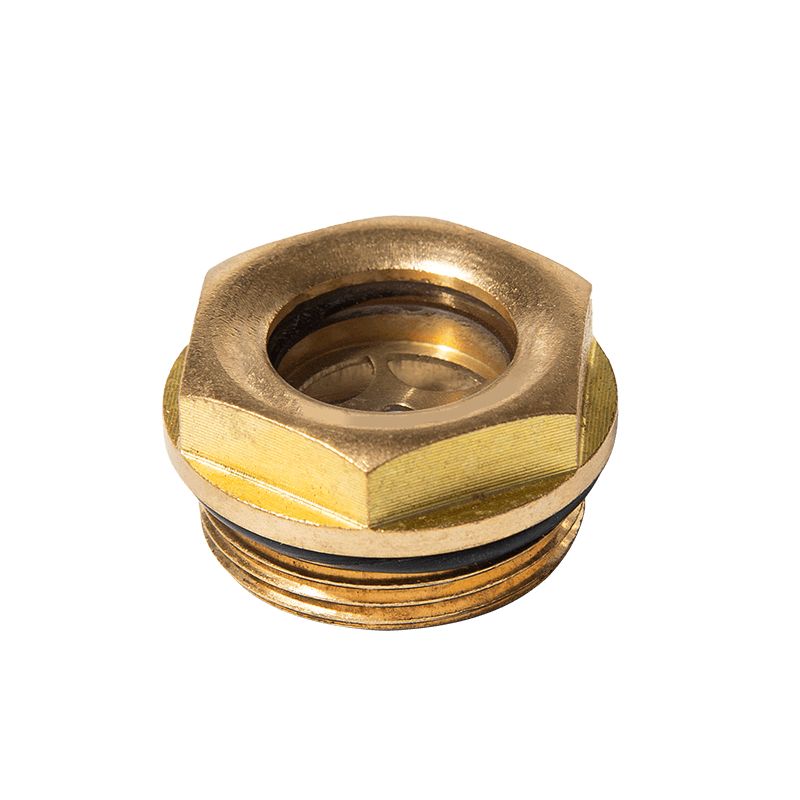 황동 오일 수준의 시력 유리