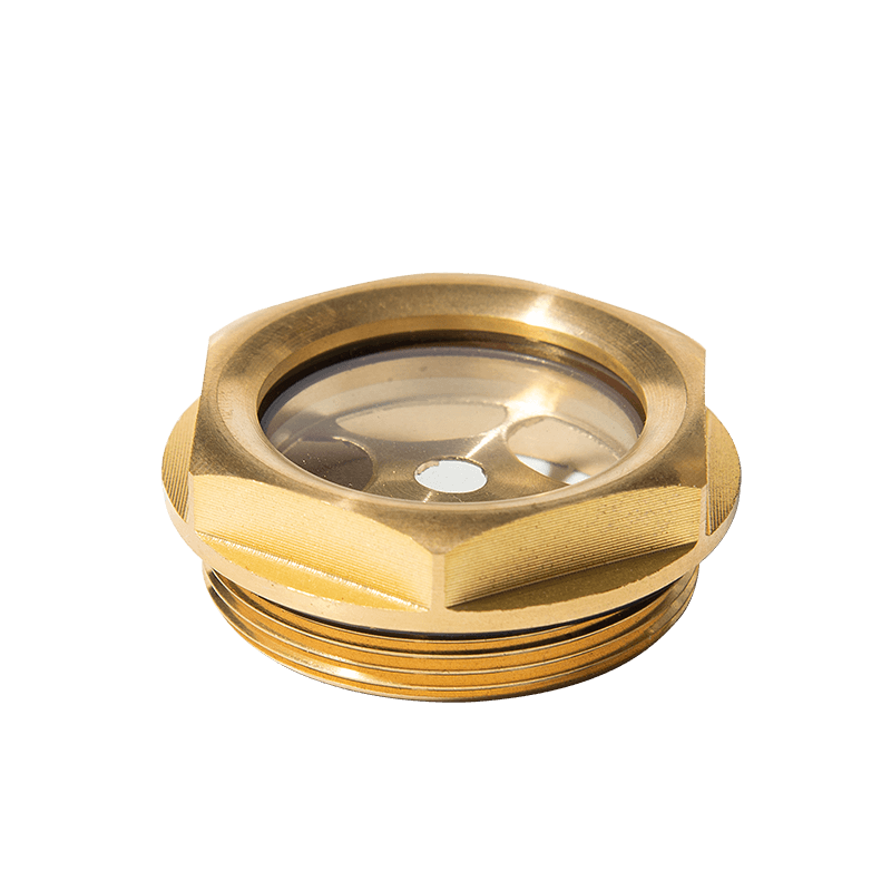 황동 오일 수준의 시력 유리