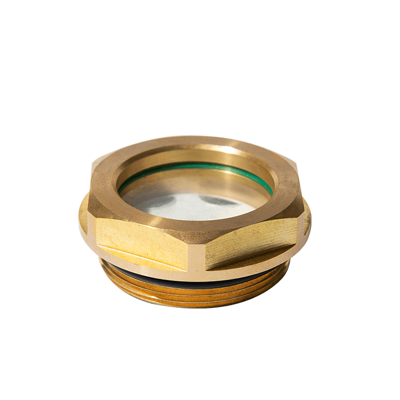 황동 오일 수준의 시력 유리