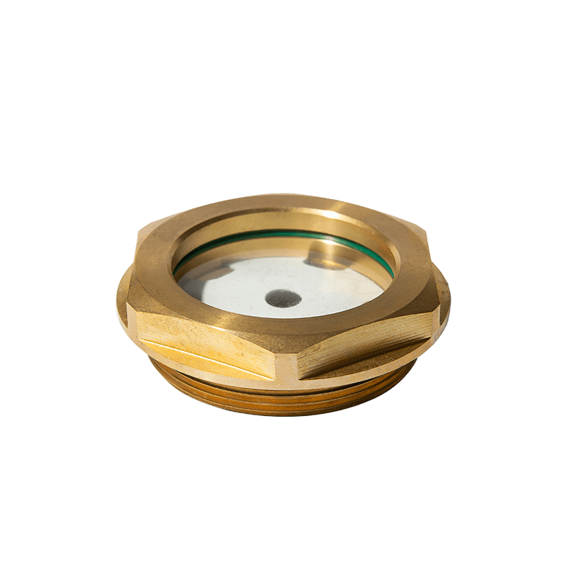 황동 오일 수준의 시력 유리