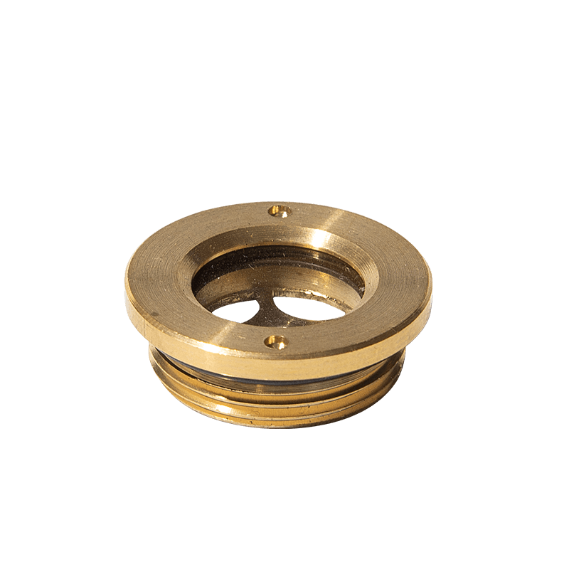 황동 오일 수준의 시력 유리